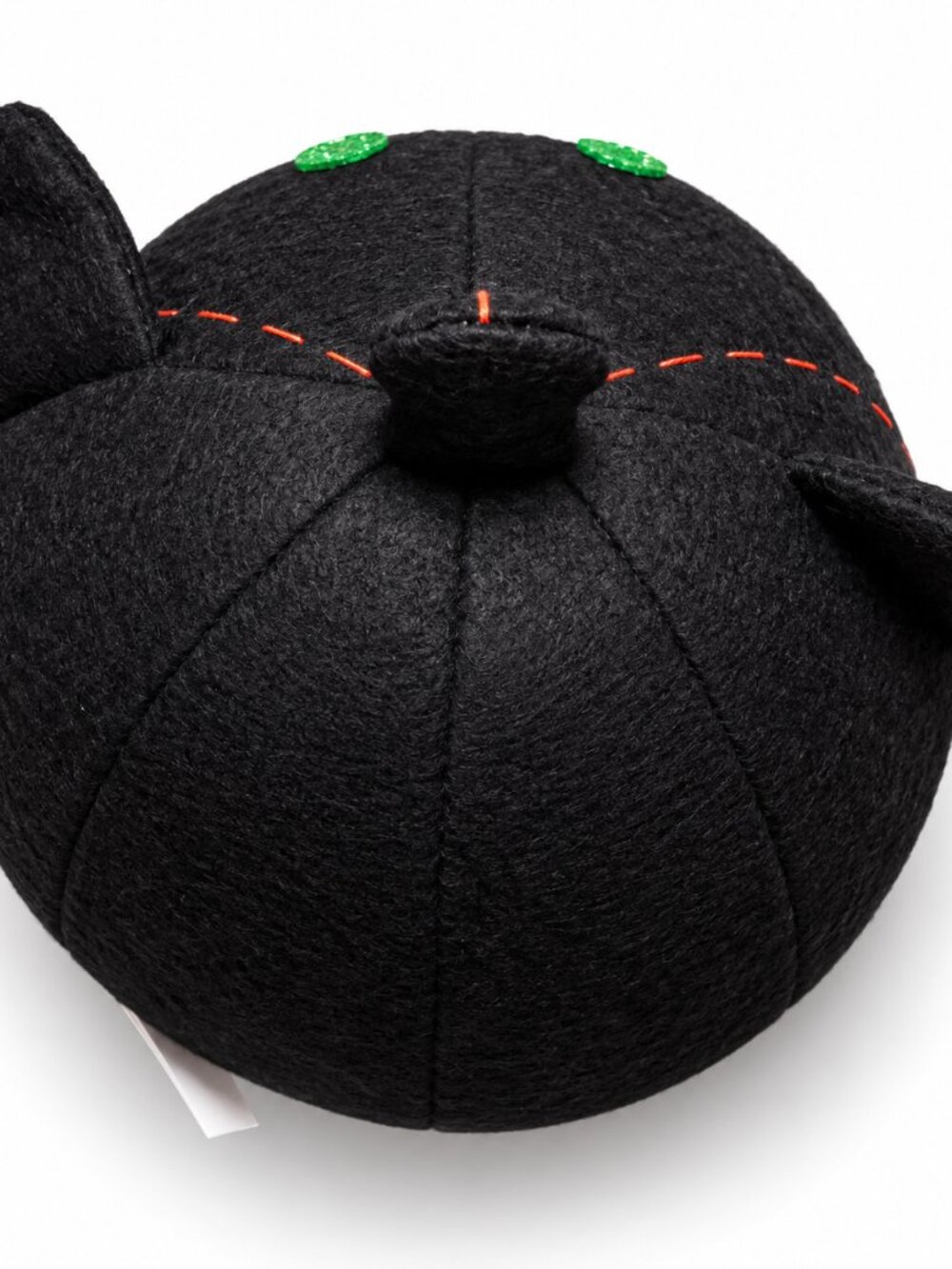 Target Hyde and EEK Black Cat Felt Pumpkin 5.5" Halloween Decor Figurine 2025 - Picture 3 of 4